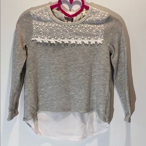 Monteau Girl Sweatshirt-Girls 10